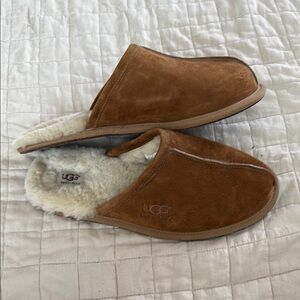 UGG Chestnut Shearling Slip-Ons